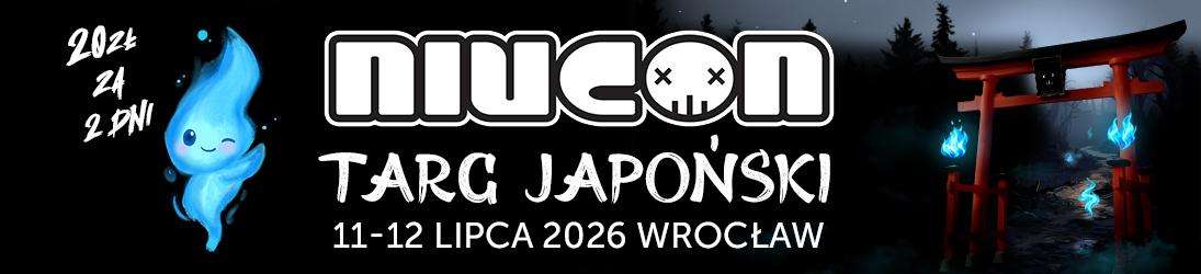 NiuCon 2026 - długi baner