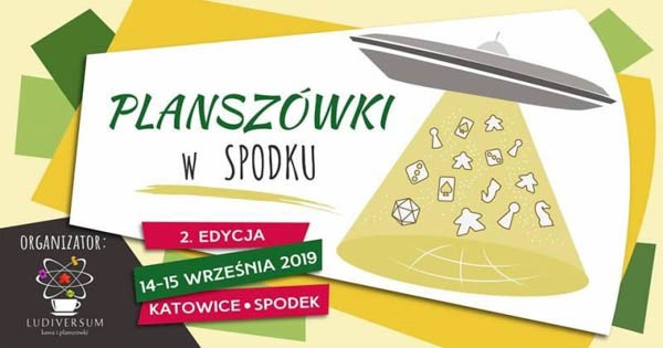 logo imprezy planszówkowej Planszówki na Spodku 2019