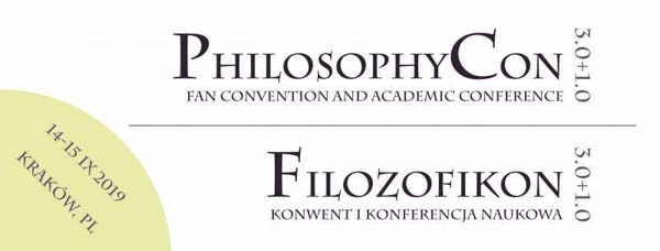 logo konwentu Filozofikon 3.0 + 1.0