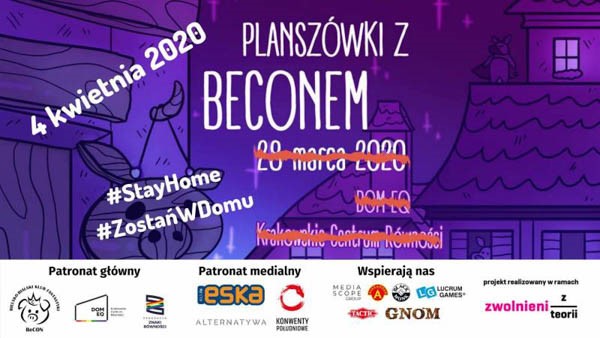 Banner planszówki z BeCONem