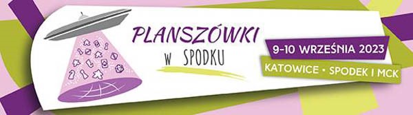 Banner Planszówek w Spodku 2023