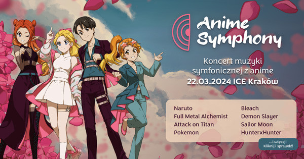 Baner koncertu Anime Symphony