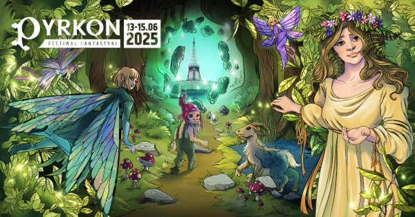 Baner festiwalu fantastyki Pyrkon 2025