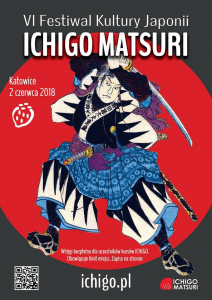 Plakat VI Festiwalu Kultury Japońskiej Ichigo Matsuri