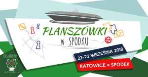 Logo wydarzenia Planszówki w Spodku!