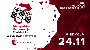 Banner Małopolskiej Konferencji Produkcji Gier