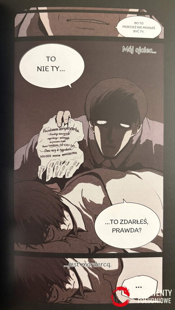 panel/strona z manhwy „Bastard”